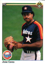 1990 Upper Deck 43 Jose Cano UER/(Born 9/7/62, should/be 3/7/62) RC
