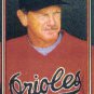 1992 Topps 579 Johnny Oates MG