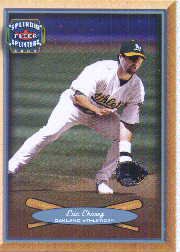 2003 Fleer Splendid Splinters #38 Eric Chavez