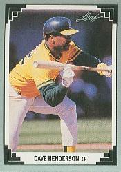 1991 Leaf 232 Dave Henderson