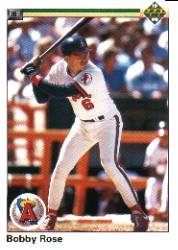 1990 Upper Deck 77 Bobby Rose UER