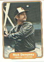 1982 Fleer 163 Rick Dempsey