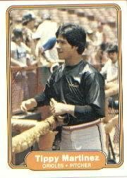 1982 Fleer 171 Tippy Martinez