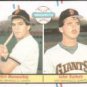 1988 Fleer 651 John Burkett/Kirt Manwaring RC