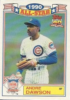 1991 Topps Glossy All Stars #19 Andre Dawson