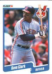 1990 Fleer 490 Dave Clark