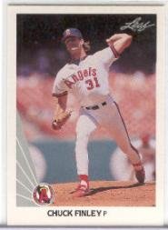 1990 Leaf 162 Chuck Finley