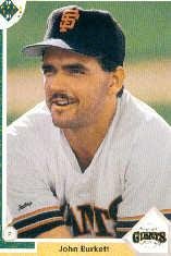 1991 Upper Deck 577 John Burkett