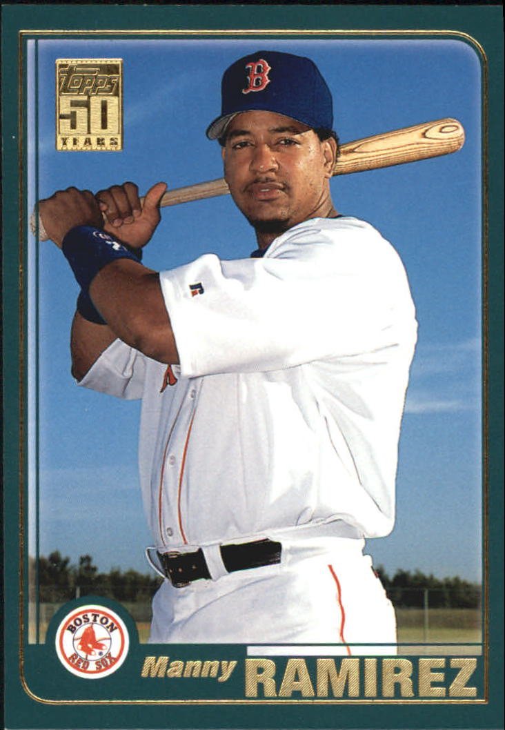 2001 Topps #596 Manny Ramirez Sox