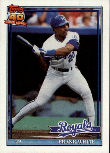 1991 Topps 352 Frank White