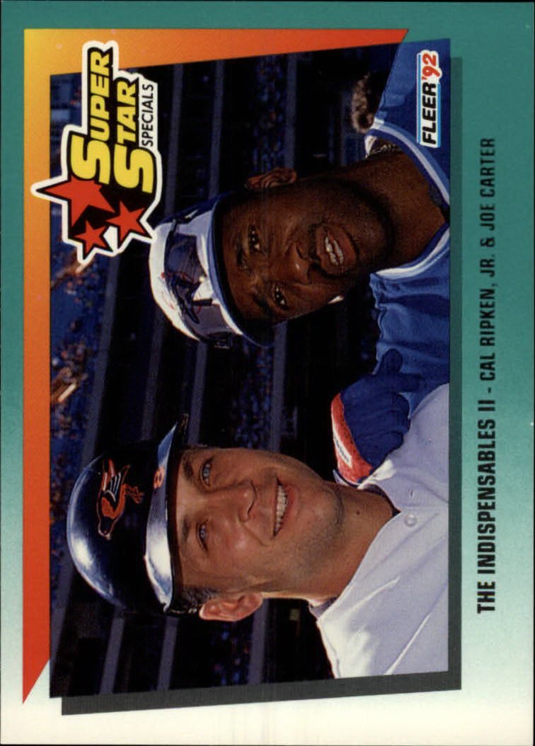 1992 Fleer 703 Cal Ripken/Joe Carter