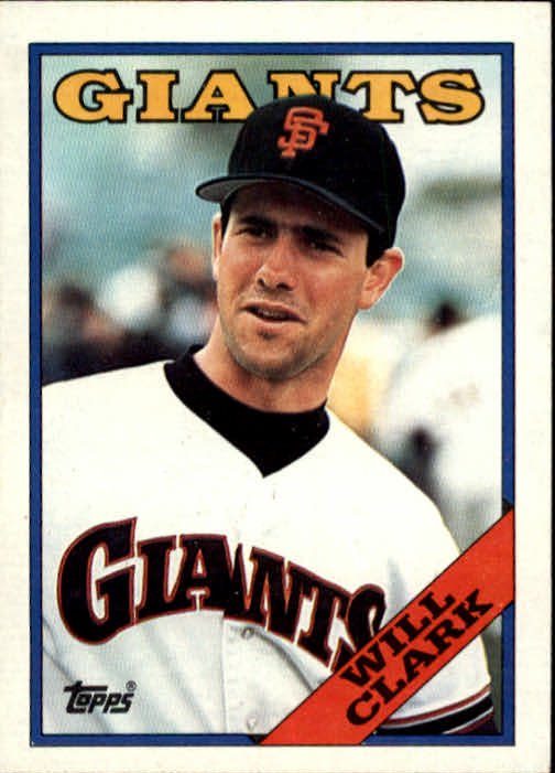 1988 Topps 350 Will Clark