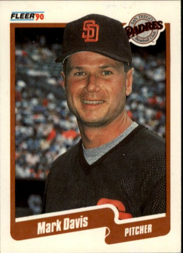 1990 Fleer 155 Mark Davis