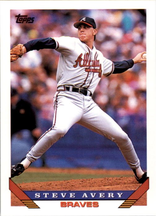 1993 Topps 615 Steve Avery