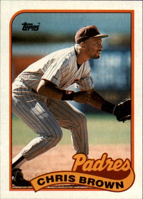 1989 Topps 481 Chris Brown