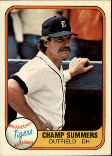 1981 Fleer #466 Champ Summers