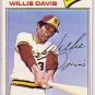 1977 Topps 603 Willie Davis