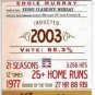 2012 Panini Cooperstown Credentials 3 Eddie Murray