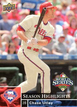 2008 Upper Deck World Series Champions Chase Utley #PP-3