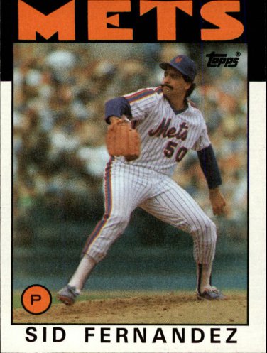 1986 Topps 104 Sid Fernandez