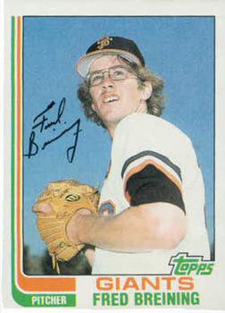 1982 Topps 144 Fred Breining
