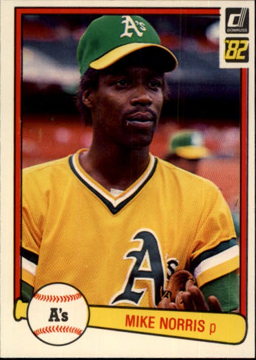 1982 Donruss 197 Mike Norris