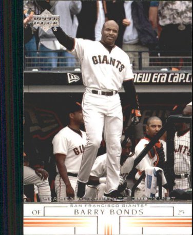 2002 Upper Deck 739 Barry Bonds SH CL