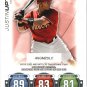 2010 Topps Update Attax Code Cards 31 Justin Upton