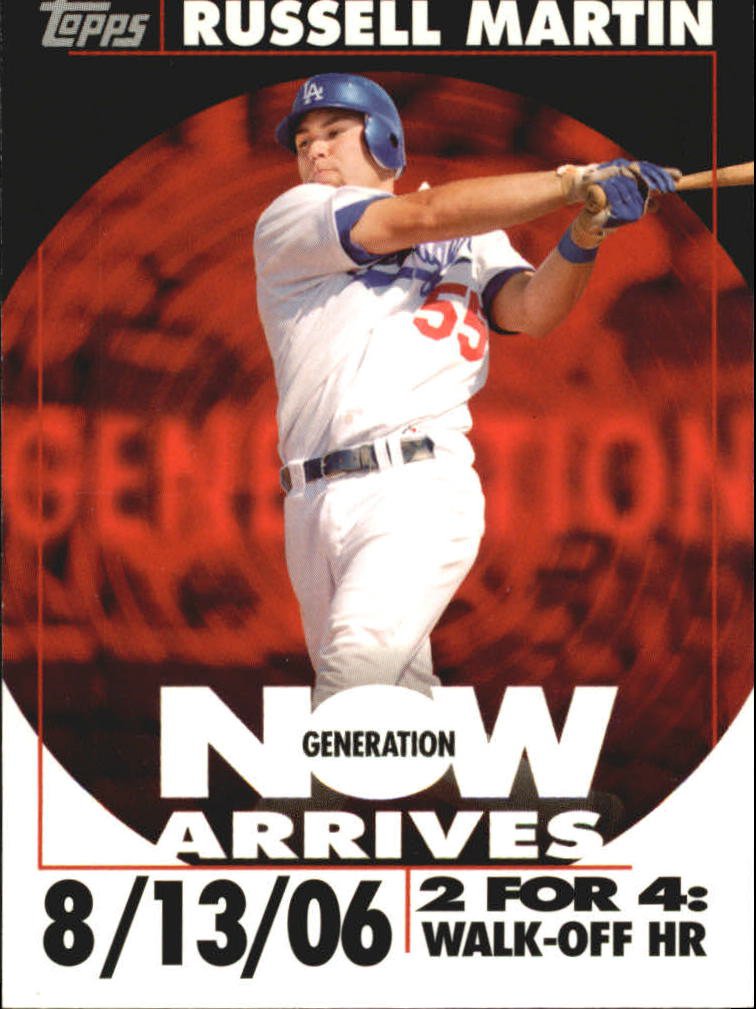 2007 Topps Generation Now Vintage GNV11 Russell Martin