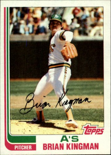 1982 Topps 476 Brian Kingman