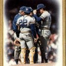 1987 Topps 56 Brewers Team/(Mound conference)
