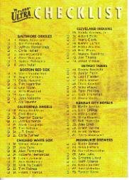 1995 Ultra 248 Checklist