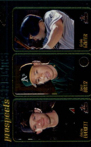 2001 Topps Chrome 299 Everett/Ortiz/Ginter