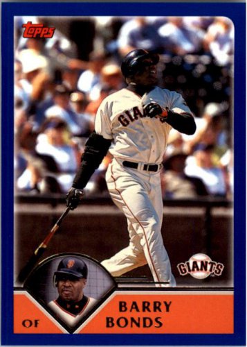 2003 Topps 396 Barry Bonds