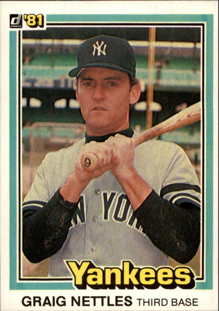 1981 Donruss 105 Graig Nettles