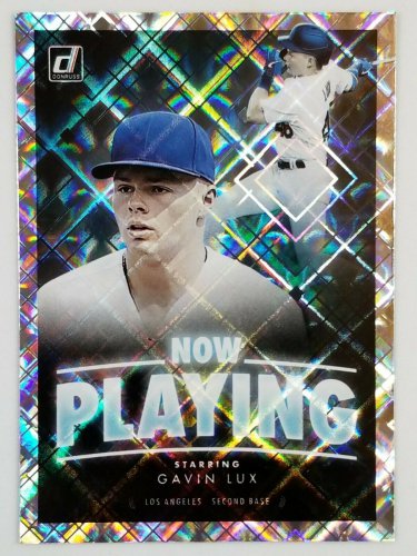 2020 Donruss Now Playing Diamond 9 Gavin Lux