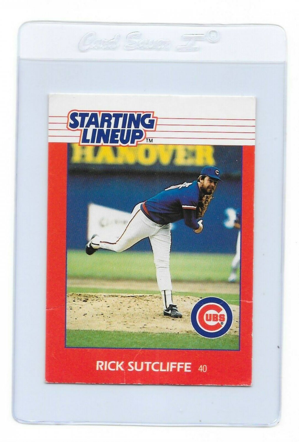 1988 Kenner Starting Lineup Cards 110 Rick Sutcliffe
