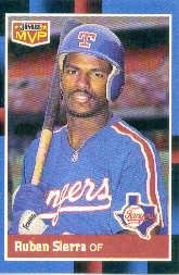 1988 Donruss Bonus MVP's BC26 Ruben Sierra SP