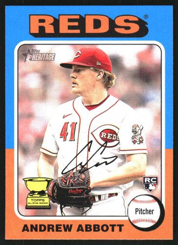 2024 Topps Heritage 470 Andrew Abbott RC
