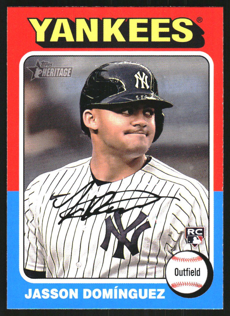 2024 Topps Heritage 399 Jasson Dominguez (RC)