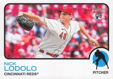 2022 Topps Heritage 676 Nick Lodolo RC