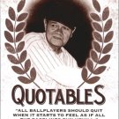 2016 Leaf Babe Ruth Collection Quotables #Q5 Babe Ruth