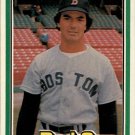 1981 Donruss #458 Dwight Evans