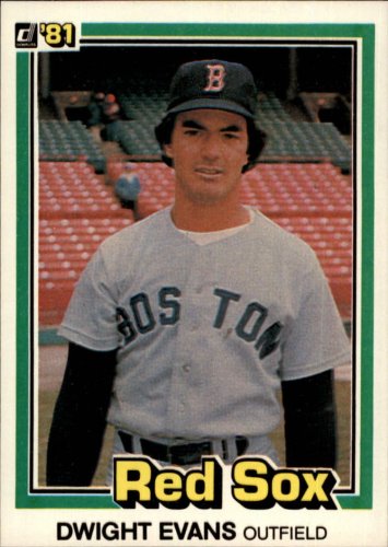 1981 Donruss #458 Dwight Evans