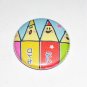 Happy Colored Pencils, japanese kawaii pinback badge