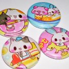Funny Park, japanese kawaii pinback pins buttons badges