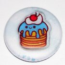 Blueberry Cake - japanese kawaii button magnet