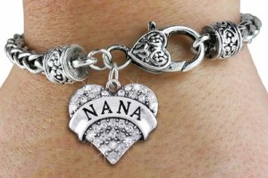 nana heart charm bracelet nana heart charm bracelet