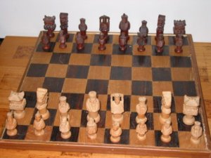 Chinese Wood Chess Set
