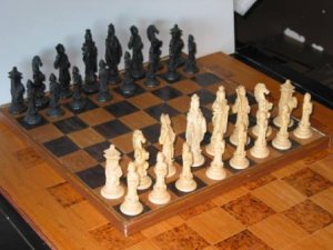 Chinese Plastic Chess Set (made in Italy)